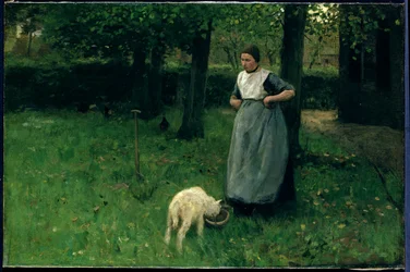 Larener Woman with a Goat, c. 1885